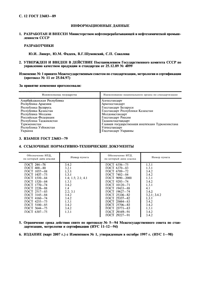 ГОСТ 23683-89