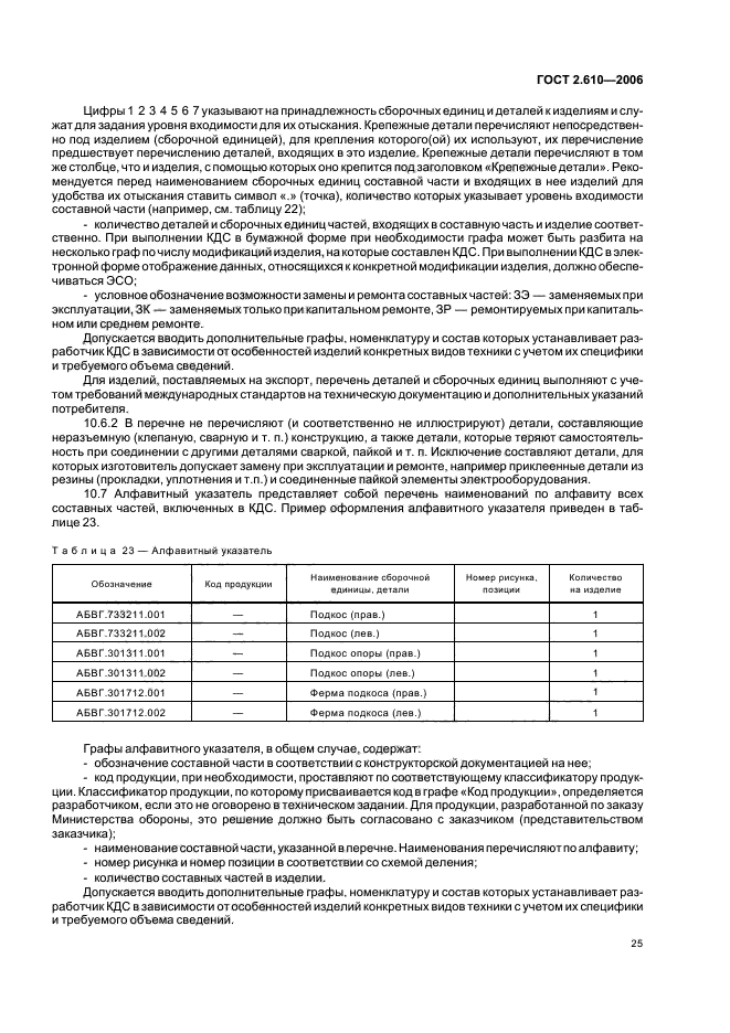 ГОСТ 2.610-2006
