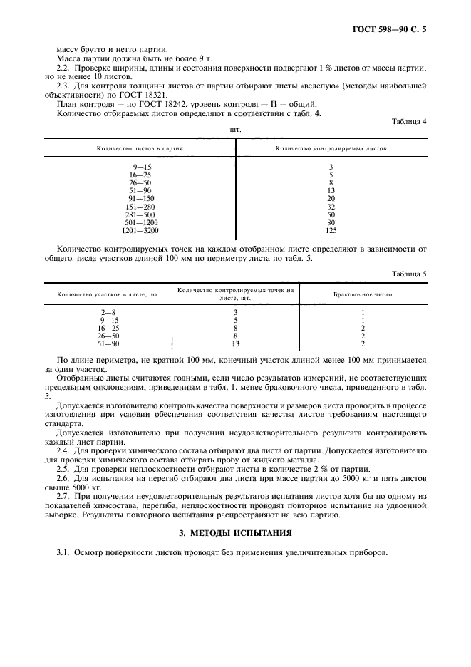 ГОСТ 598-90