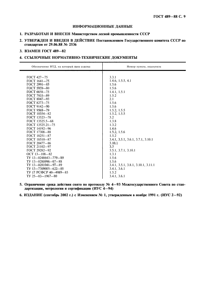 ГОСТ 489-88