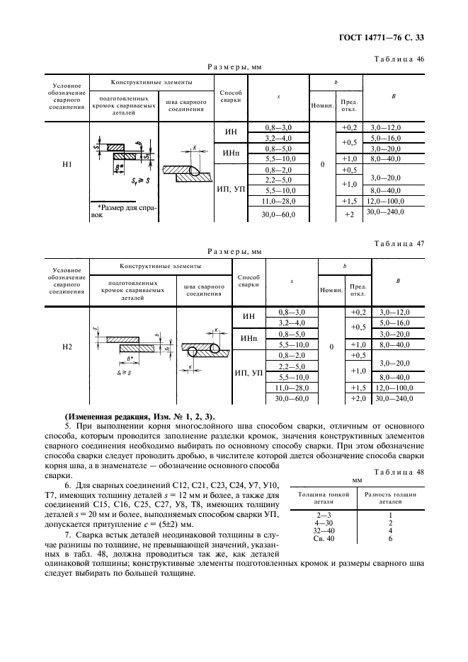 Скачать ГОСТ 14771-76 Дуговая Сварка В Защитном Газе. Соединения.