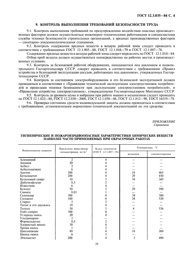 ГОСТ 12.3.035-84