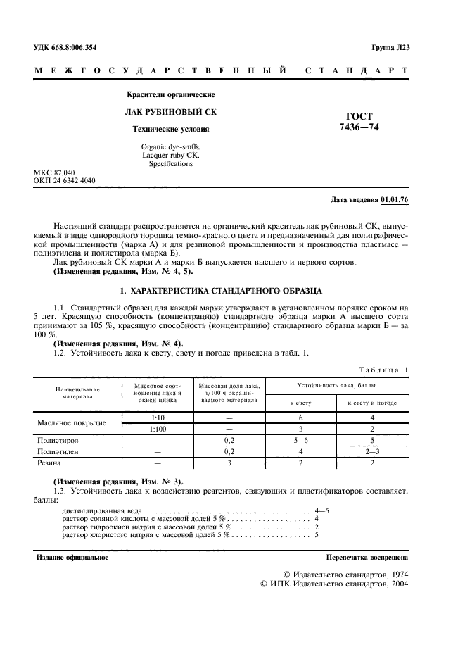 ГОСТ 7436-74