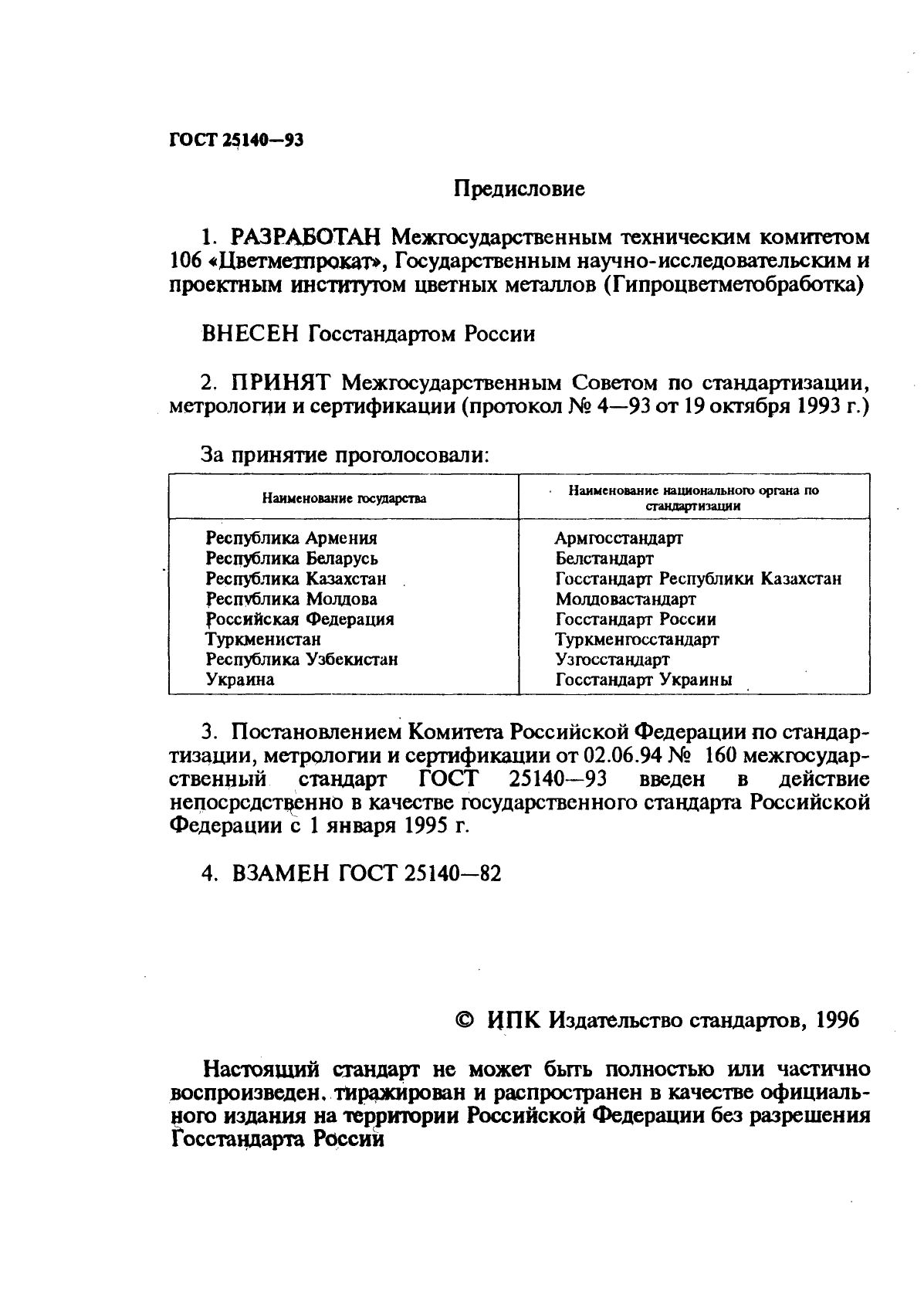 ГОСТ 25140-93