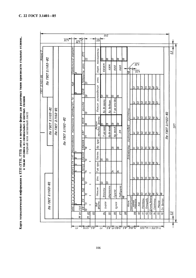 ГОСТ 3.1401-85