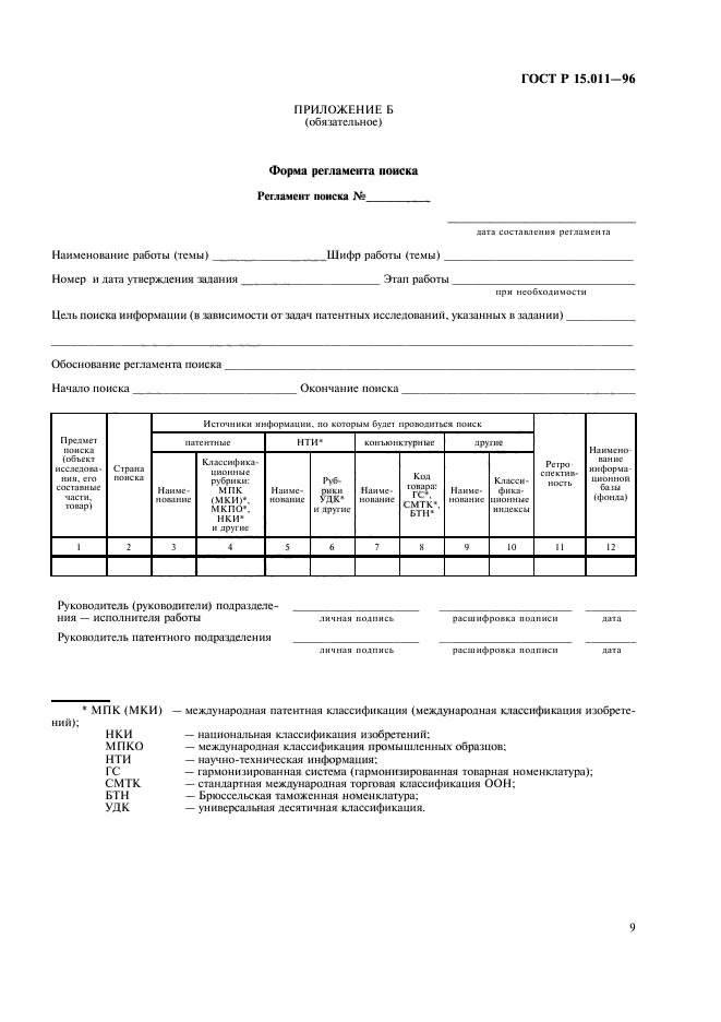 ГОСТ Р 15.011-96