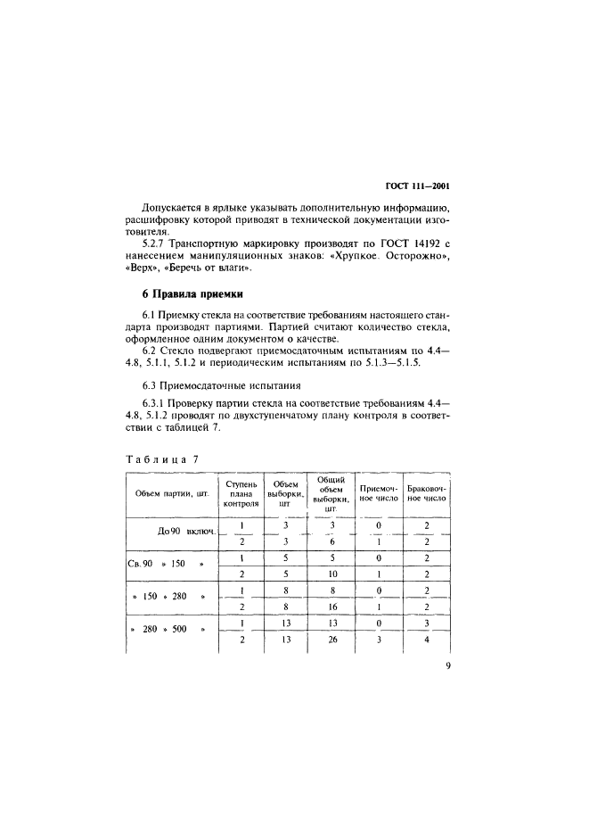 ГОСТ 111-2001