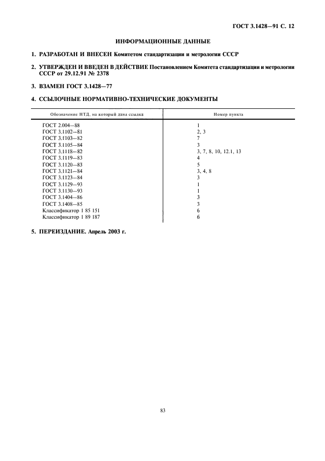 ГОСТ 3.1428-91