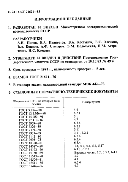 ГОСТ 21621-83