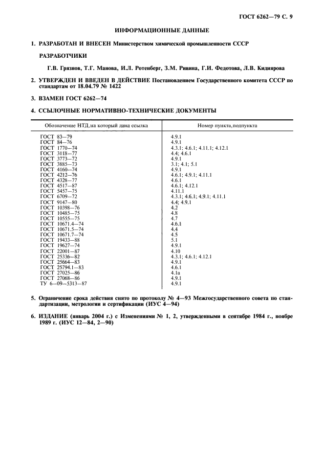 ГОСТ 6262-79