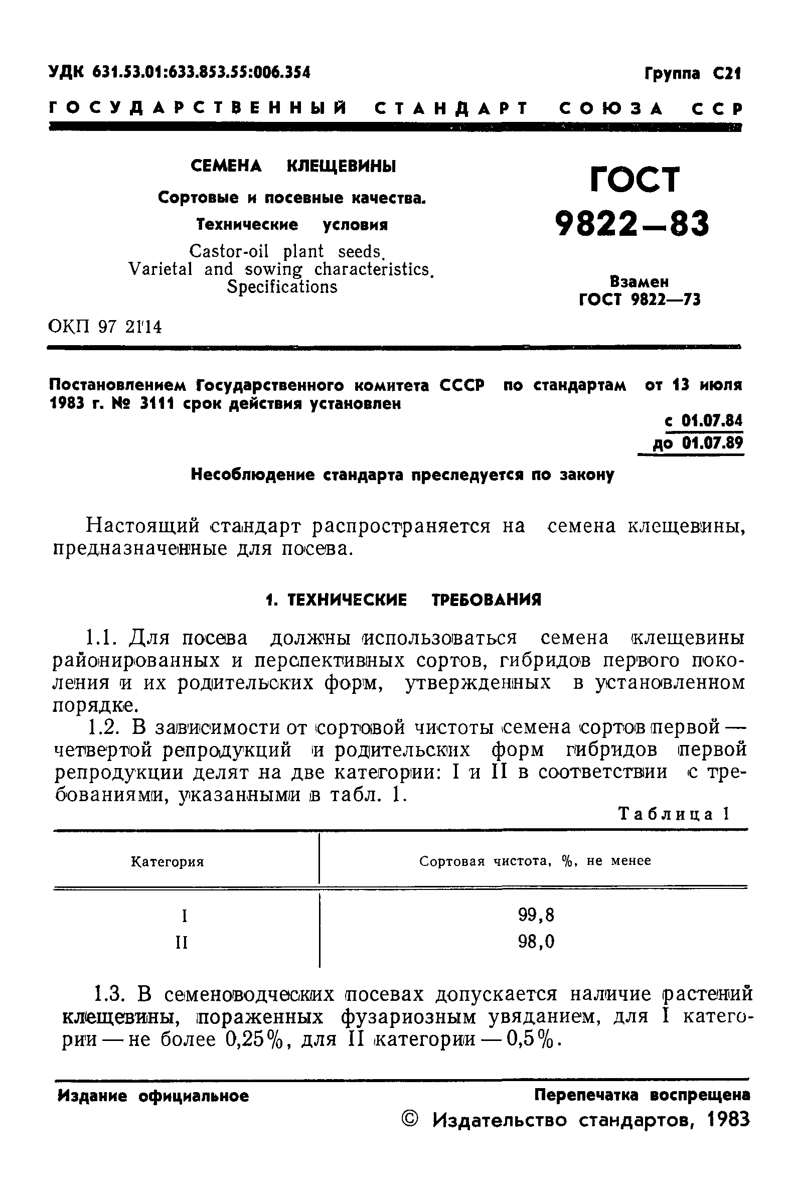 ГОСТ 9822-83