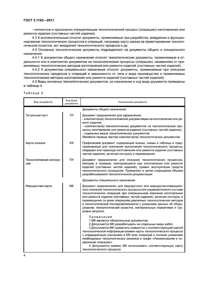 ГОСТ 3.1102-2011