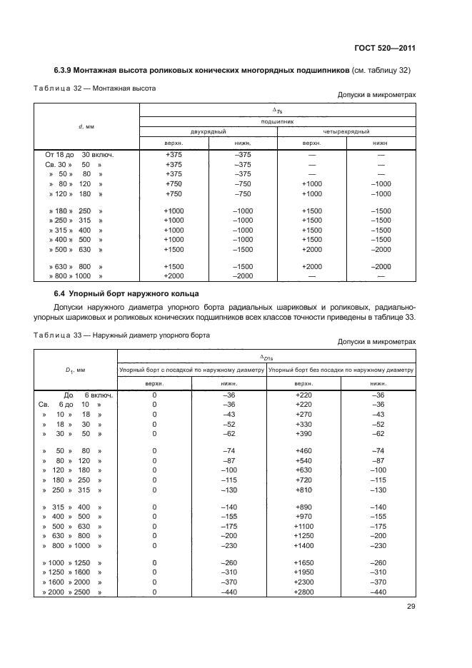 ГОСТ 520-2011