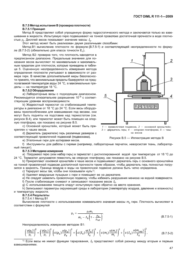 ГОСТ OIML R 111-1-2009