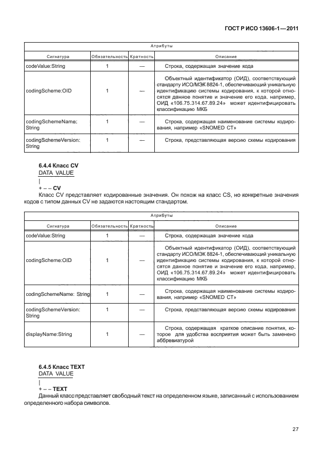 ГОСТ Р ИСО 13606-1-2011