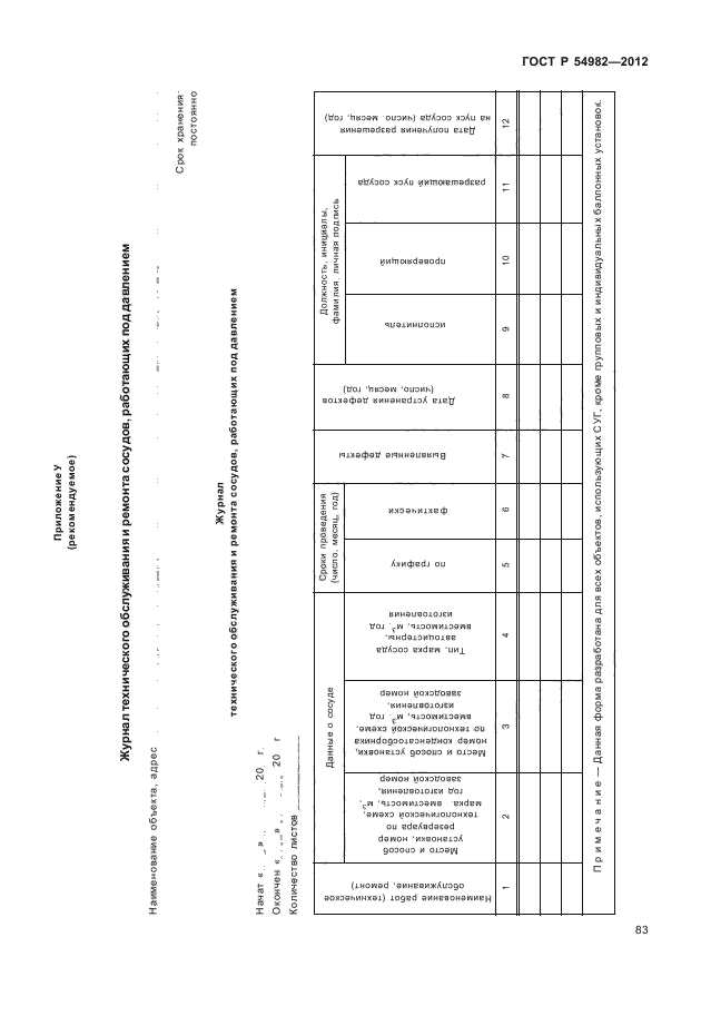 ГОСТ Р 54982-2012