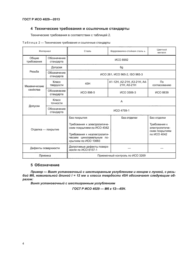 ГОСТ Р ИСО 4029-2013
