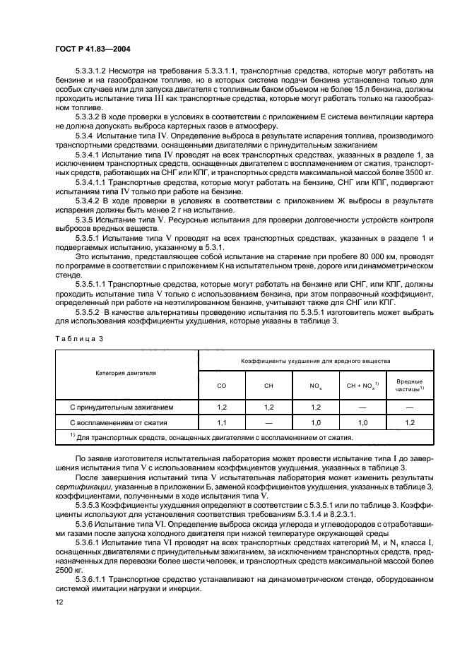 ГОСТ Р 41.83-2004