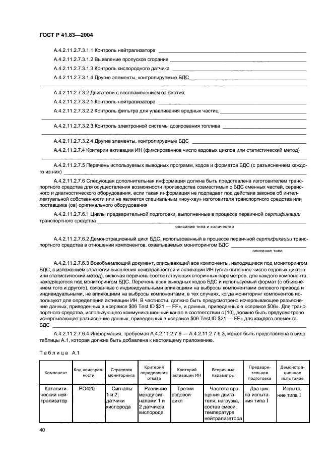 ГОСТ Р 41.83-2004