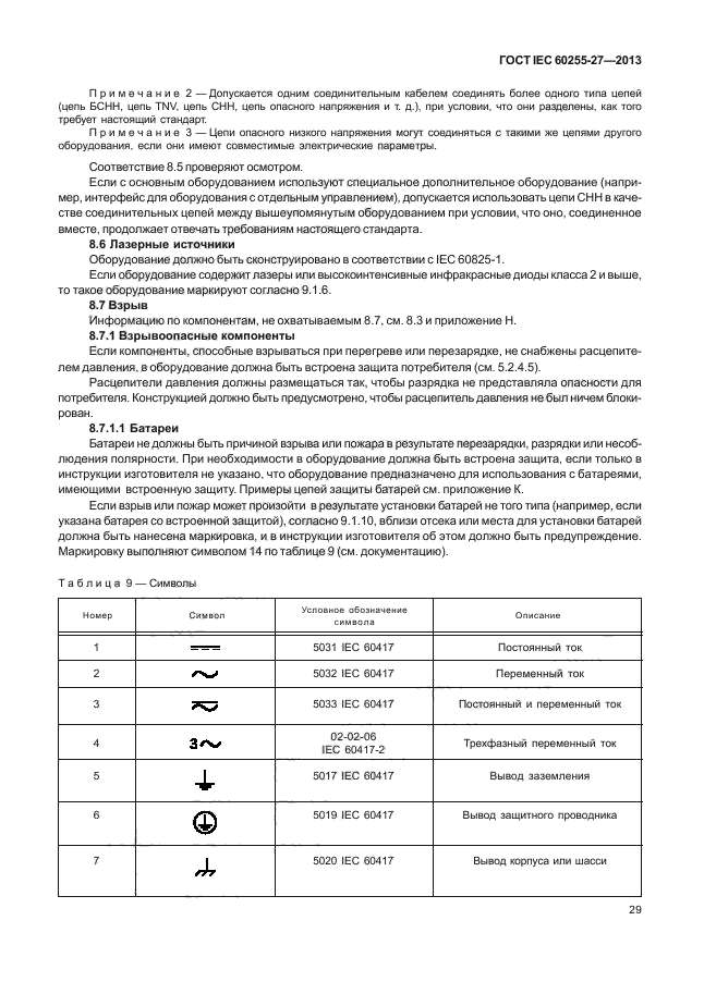 ГОСТ IEC 60255-27-2013