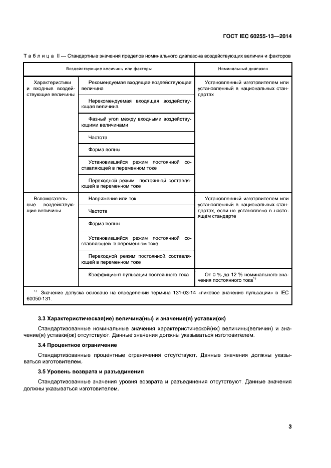 ГОСТ IEC 60255-13-2014