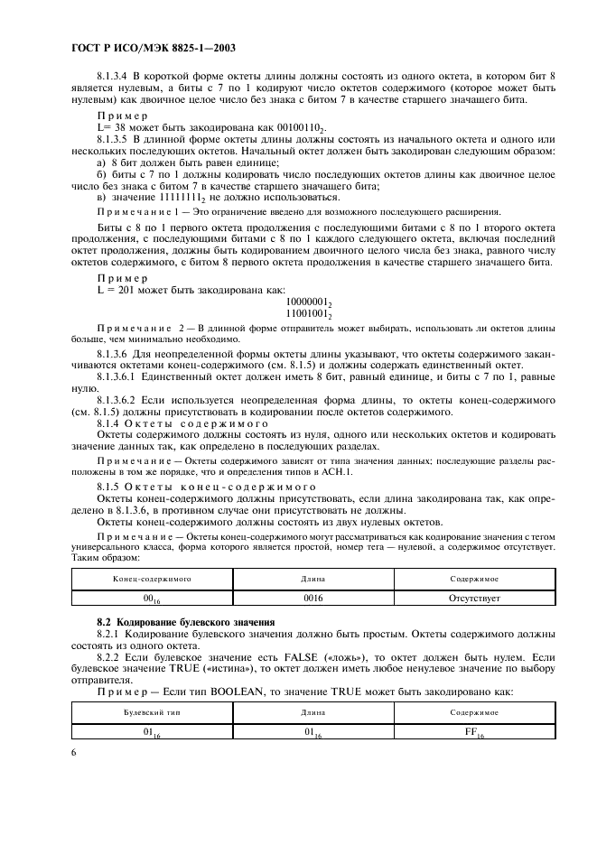 ГОСТ Р ИСО/МЭК 8825-1-2003