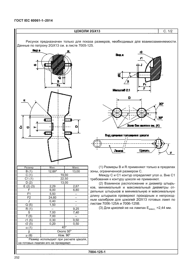 ГОСТ IEC 60061-1-2014