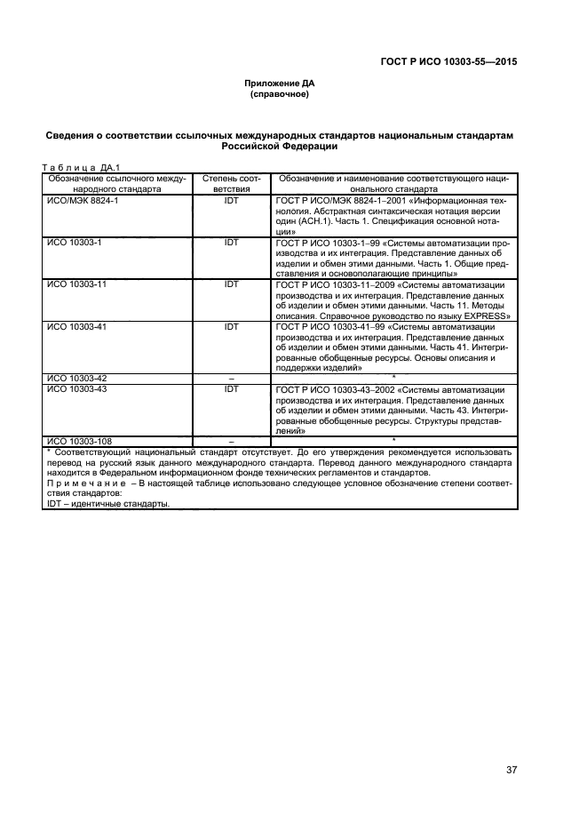ГОСТ Р ИСО 10303-55-2015