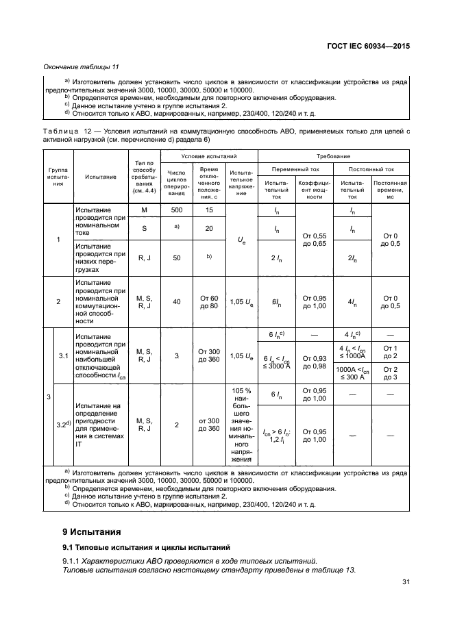 ГОСТ IEC 60934-2015