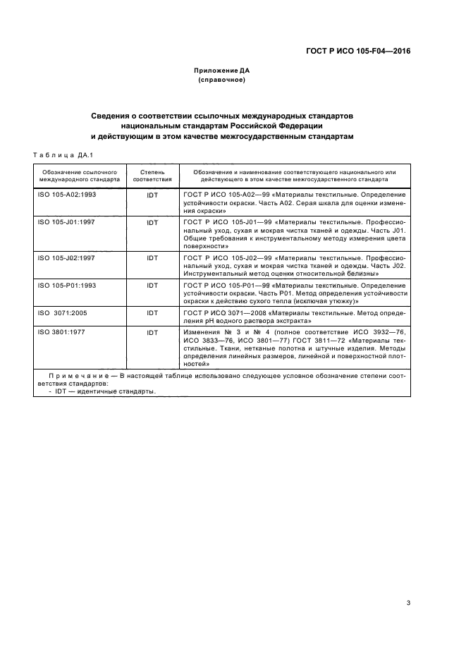 ГОСТ Р ИСО 105-F04-2016