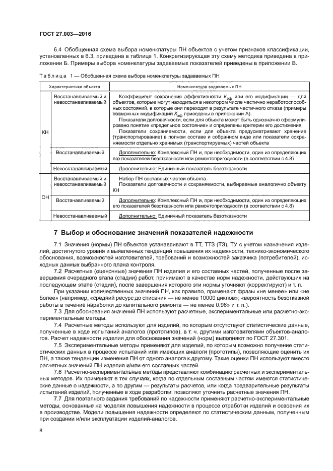 ГОСТ 27.003-2016