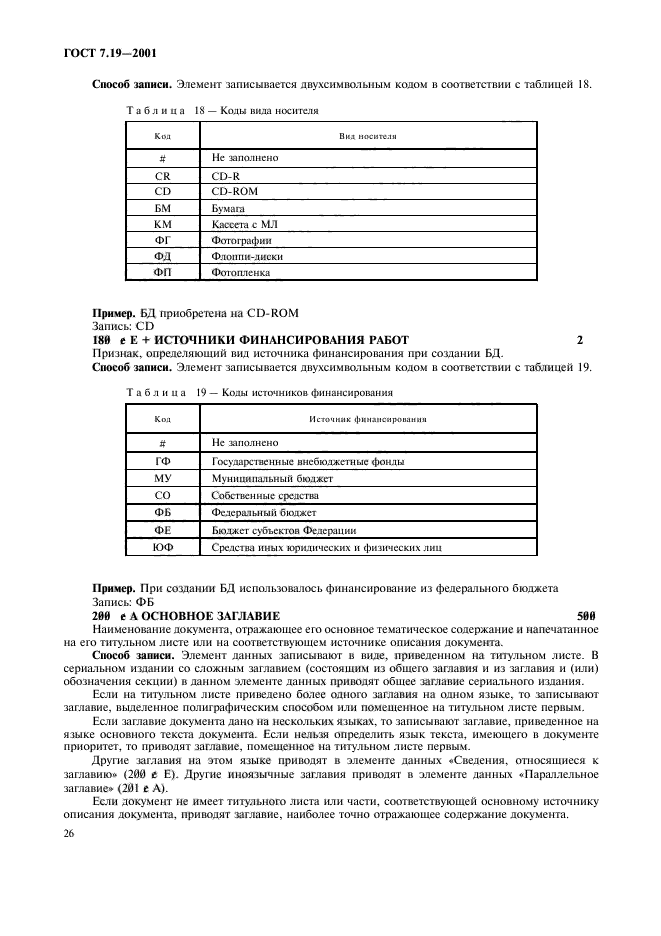 ГОСТ 7.19-2001