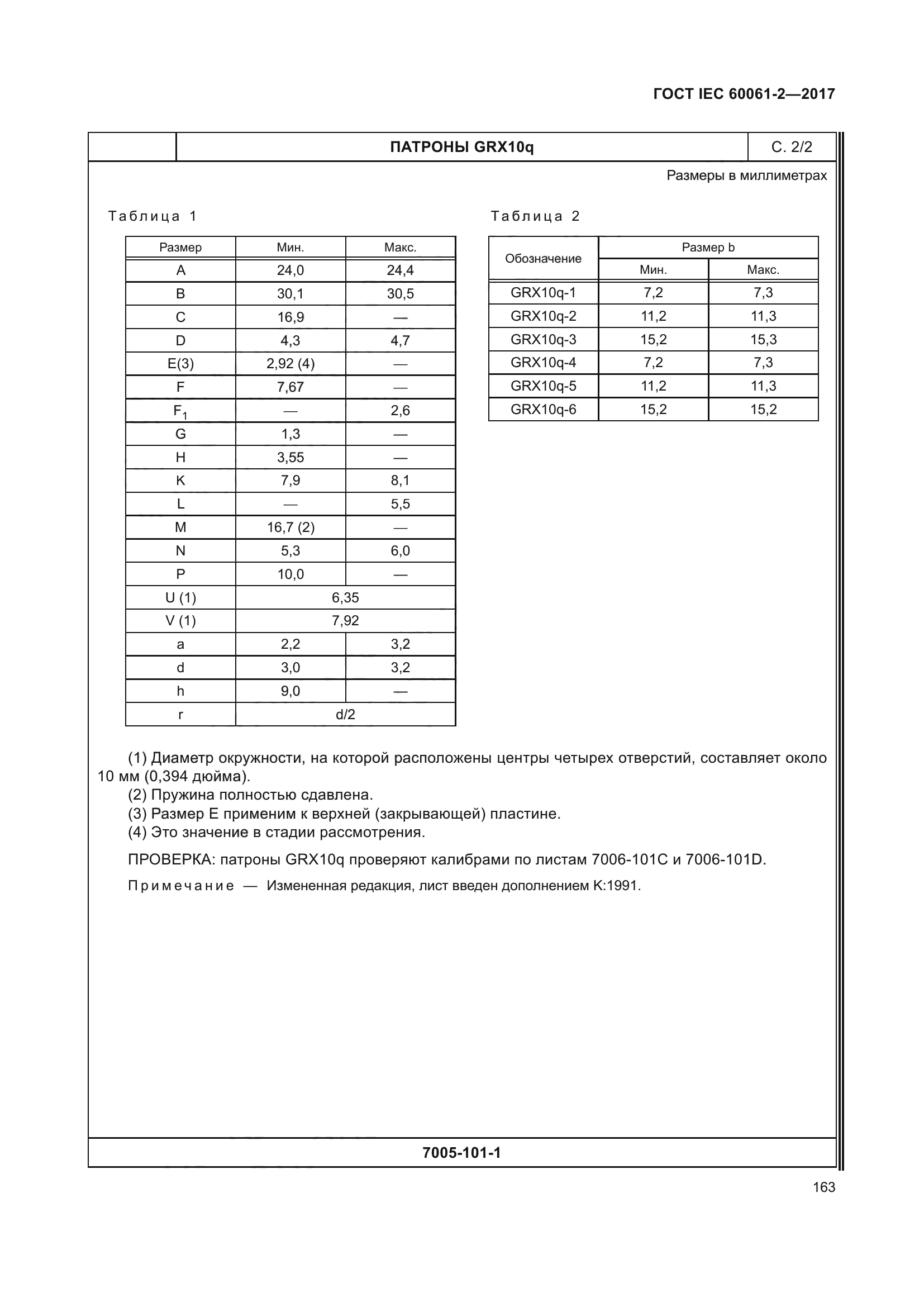 ГОСТ IEC 60061-2-2017