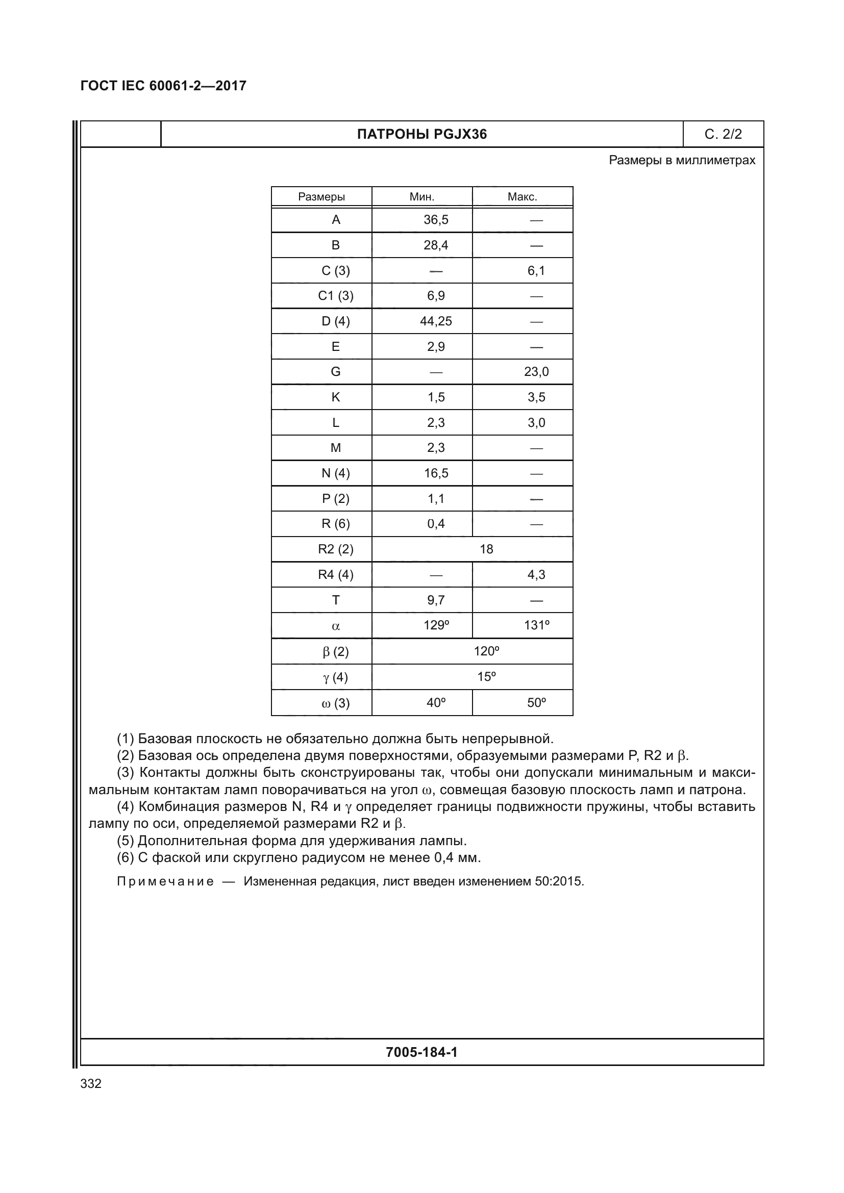 ГОСТ IEC 60061-2-2017