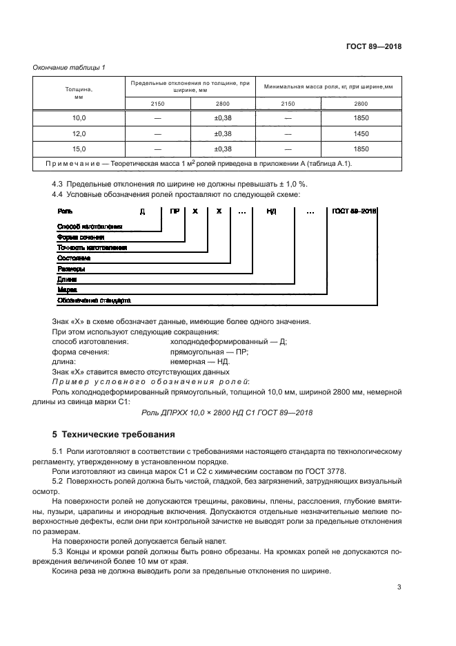 ГОСТ 89-2018