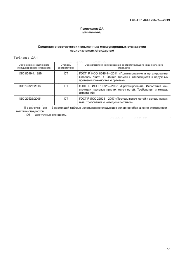 ГОСТ Р ИСО 22675-2019