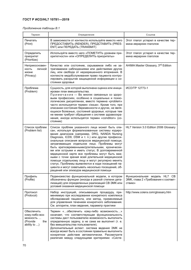 ГОСТ Р ИСО/HL7 10781-2019