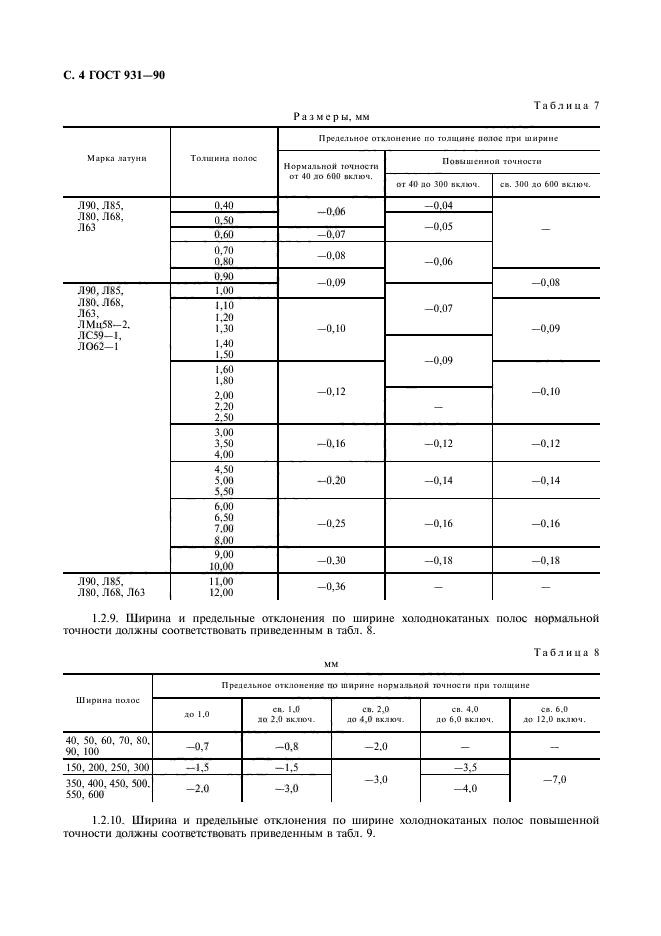 ГОСТ 931-90