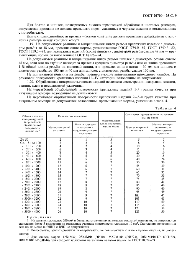 ГОСТ 20700-75