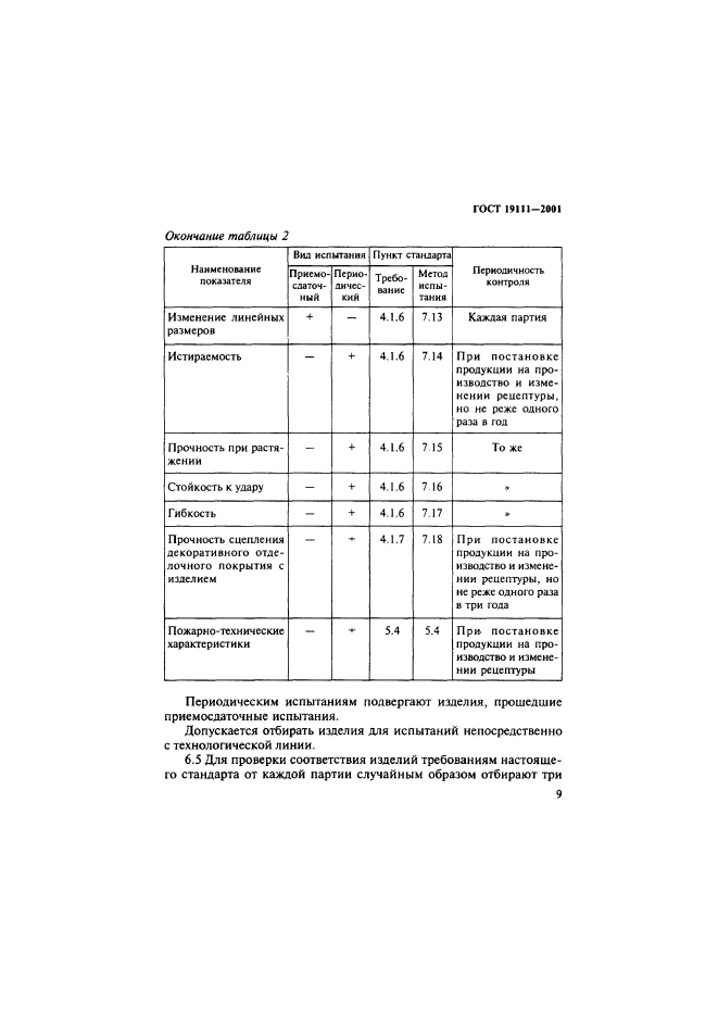 ГОСТ 19111-2001