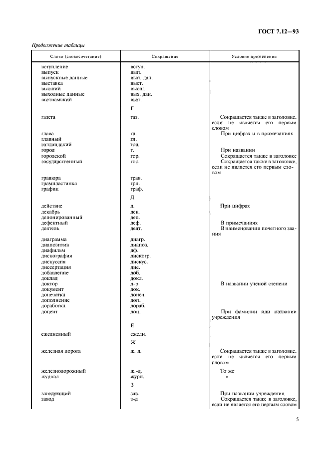 ГОСТ 7.12-93