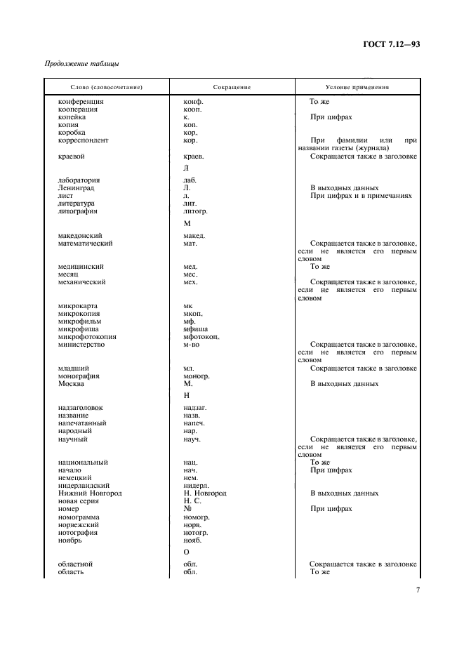 ГОСТ 7.12-93