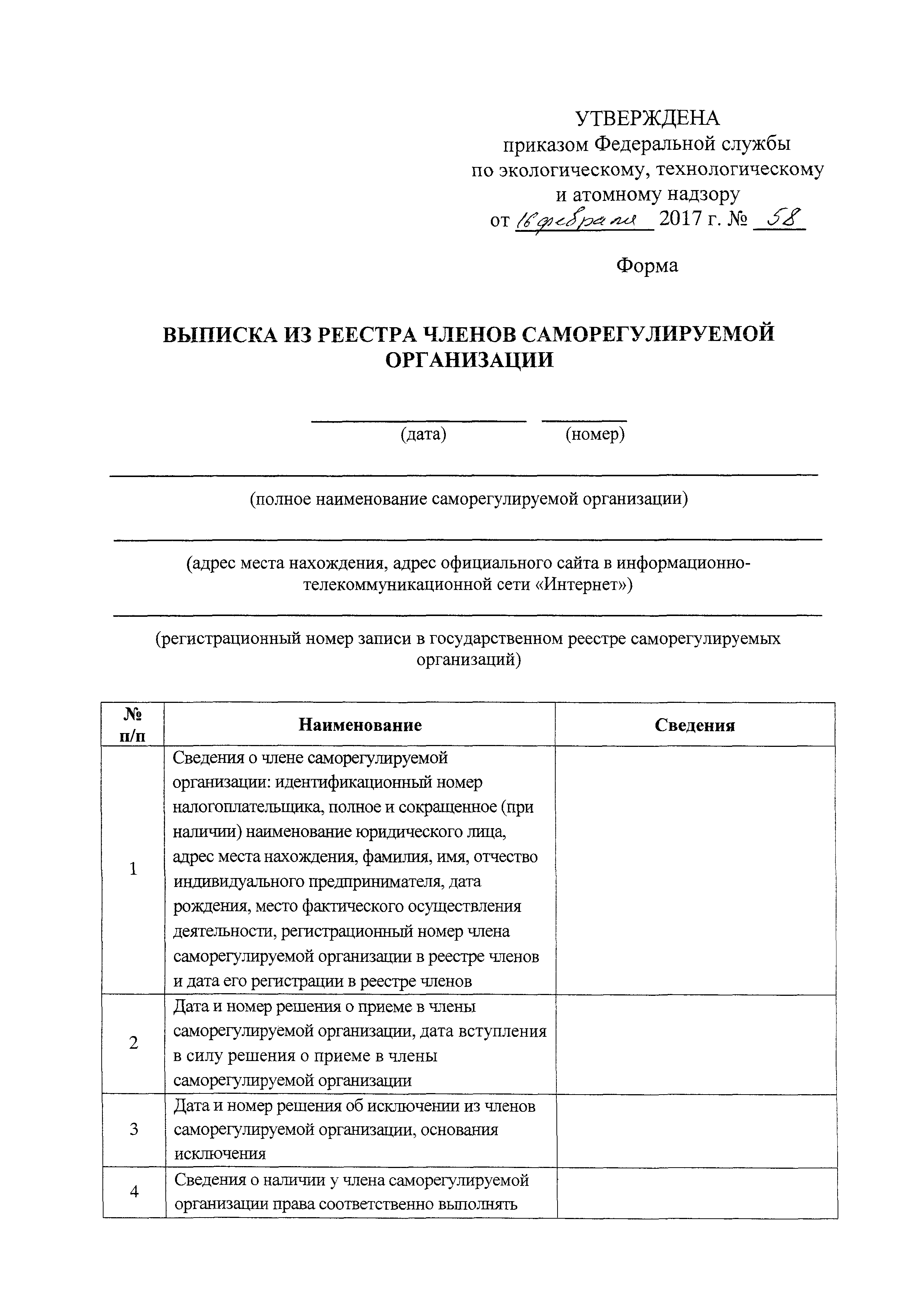 форма реестра членов сро фото 27