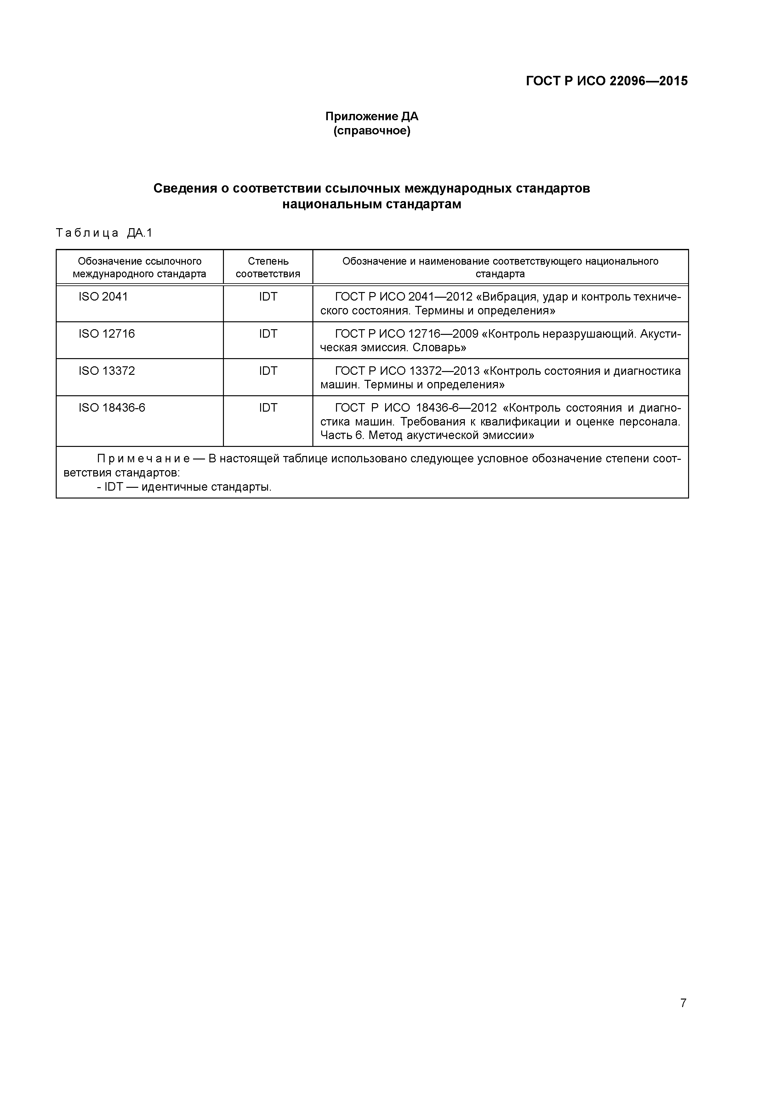 Скачать ГОСТ Р ИСО 22096-2015 Контроль состояния и диагностика машин. Метод  акустической эмиссии