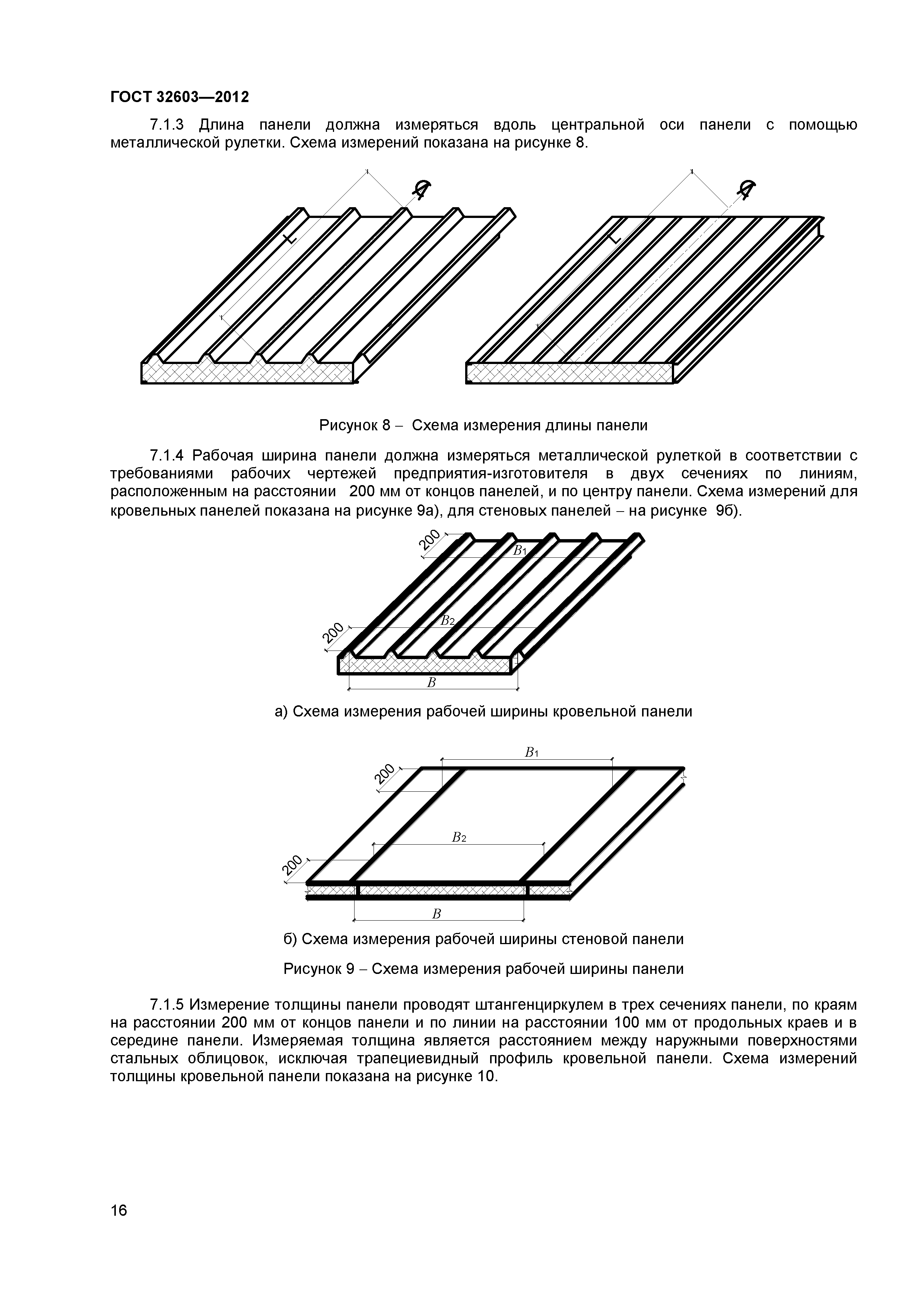 ГОСТ 32603-2012 панели металлические трехслойные вес