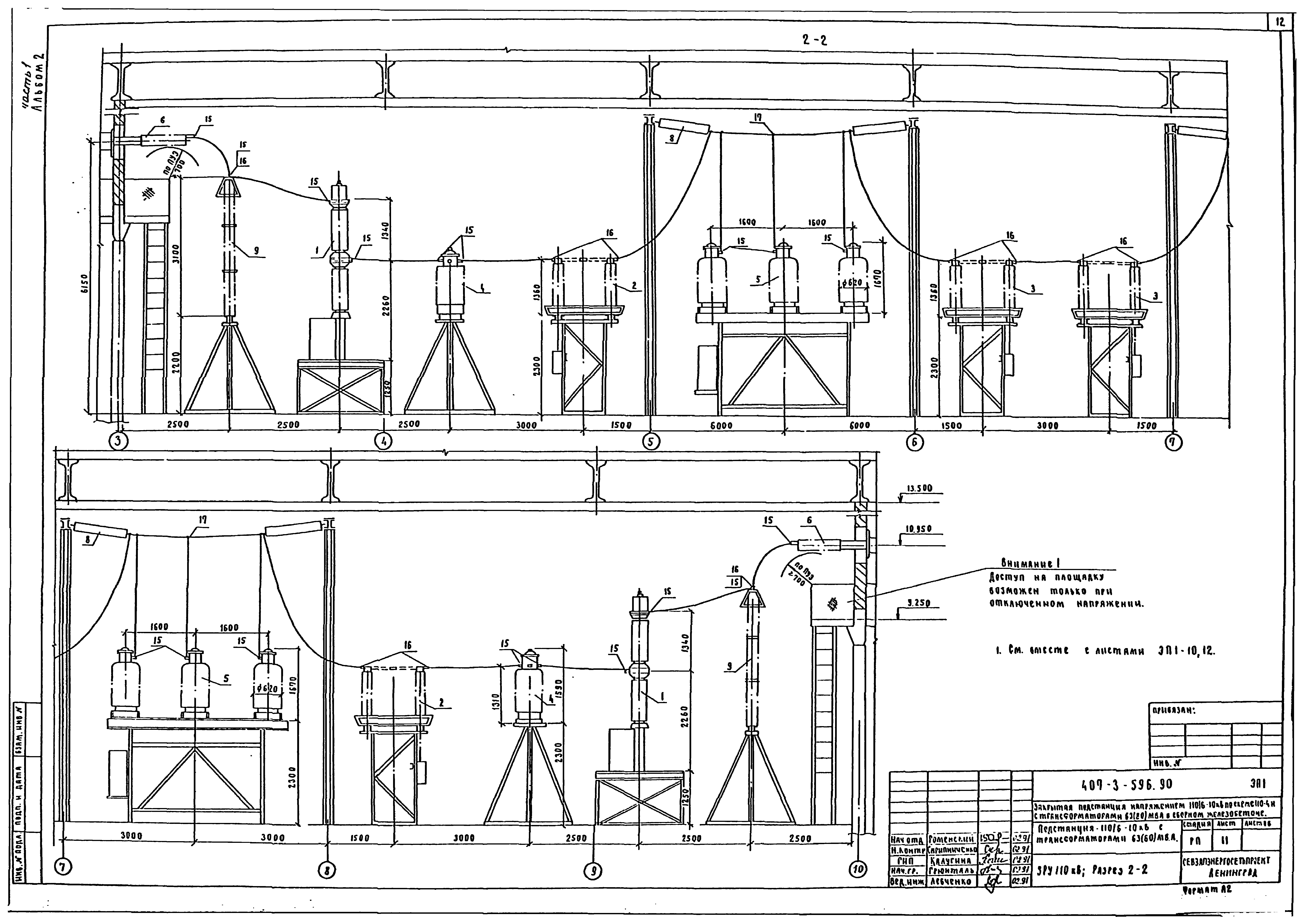 План зру 110 кв