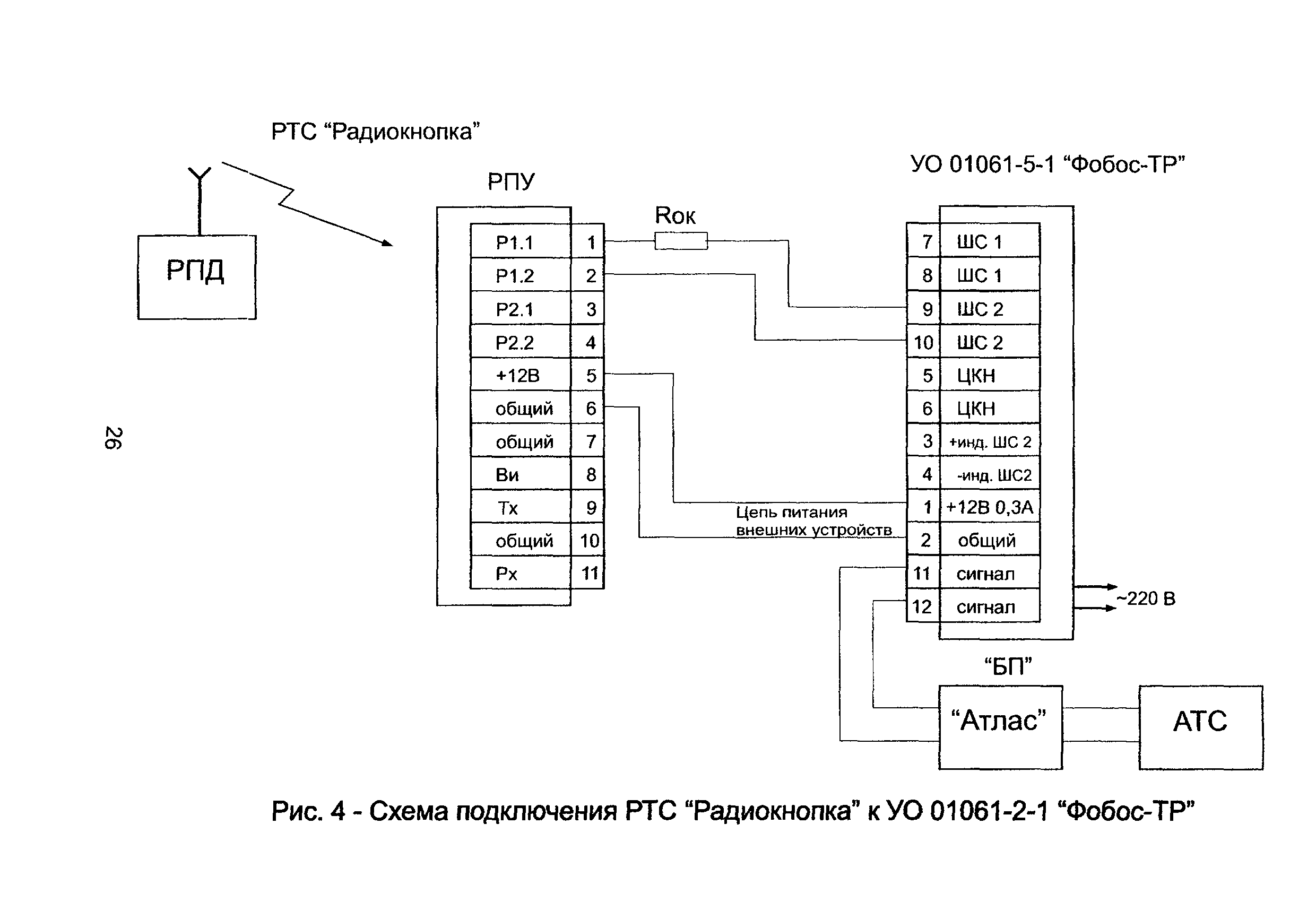 Фобос 3т схема подключения