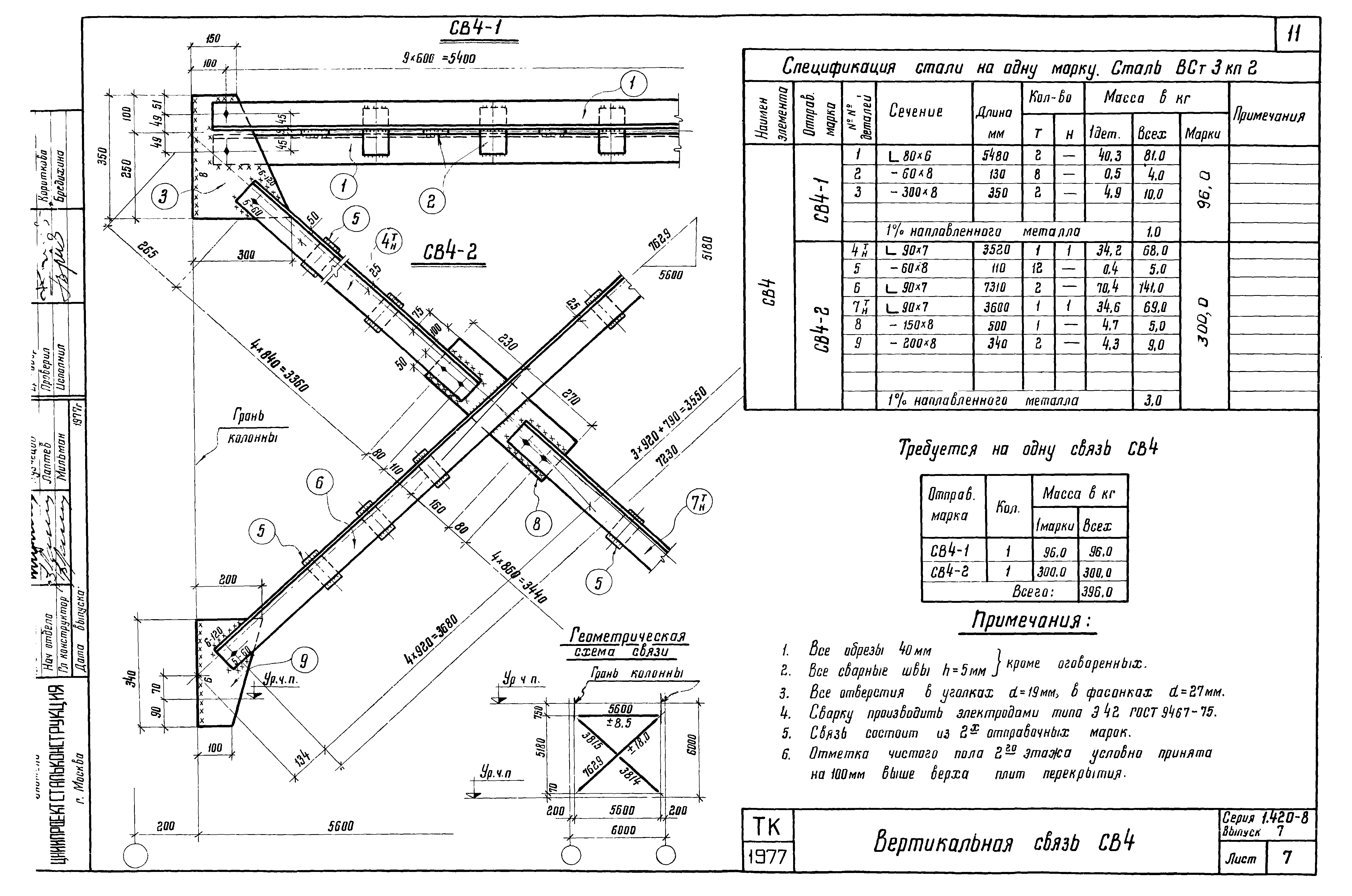 Связь вертикальная св-1