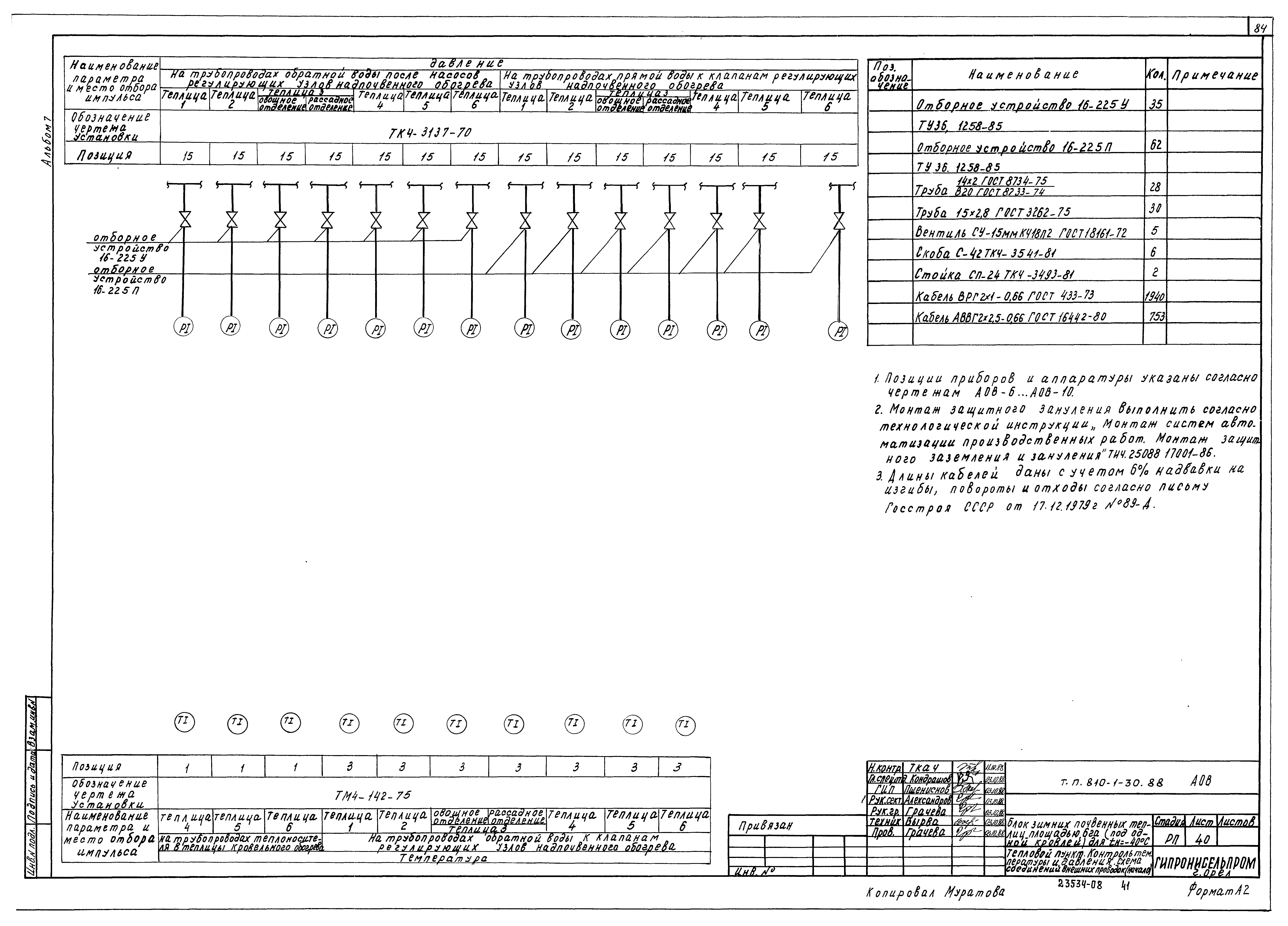 Скачать Типовой проект 810-1-30.88 Альбом 7. Часть 2. Автоматизация  отопления и вентиляции