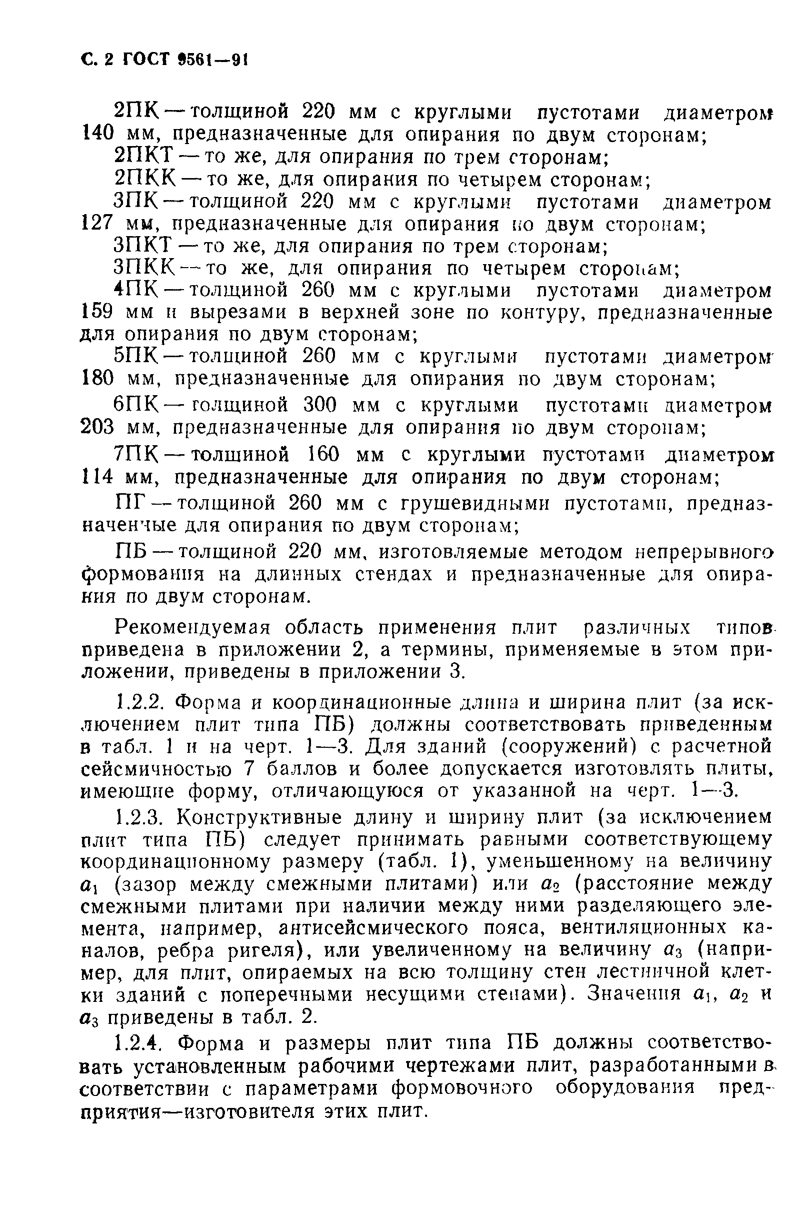 Плита ПК ГОСТ 9561-91